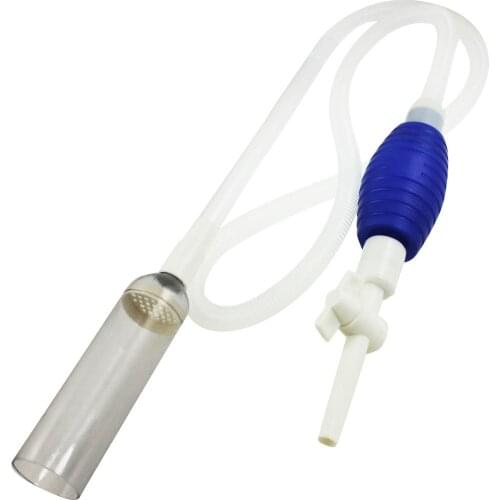 Aquarium Cleaning Manual Squeeze Water Change Cleaner Pump 1.9M Long