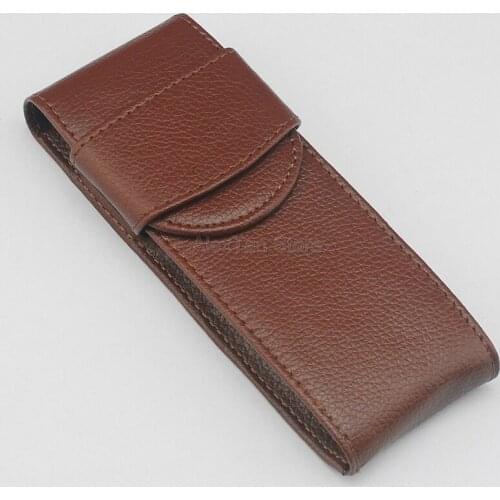 Pens Accessories Fountain Pen / Roller Pen Pencil Case Pen Bag PU Leather High Grade Black /Coffee Pen Pouch / Holder
