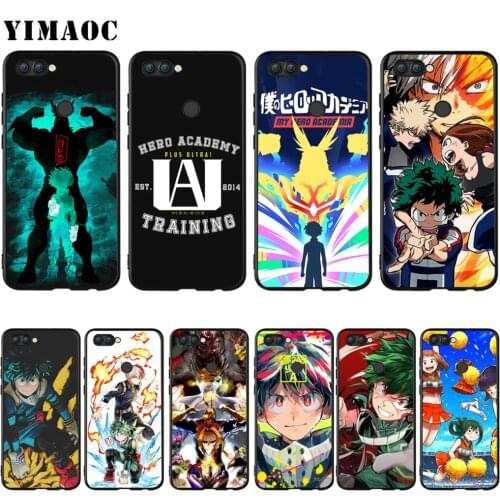 YIMAOC My Hero Academia Silicone Case for Huawei Honor 6a 7a 7c 7x 8 9 10 Lite Pro Y6 Prime 2018 2017