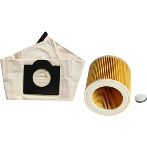 Replacement Hepa Filter Dust Filter Bag for Karcher WD2250 A2004 A2054 MV2 MV3 Vacuum Cleaner Parts Accessories 3PCS