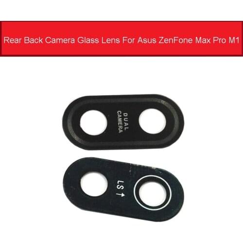 Back Rear Camera Glass Lens For Asus ZenFone Max Pro M1 ZB555KL ZB601KL ZB602KL Camera Glass Lens Cover With Adhesive Repair