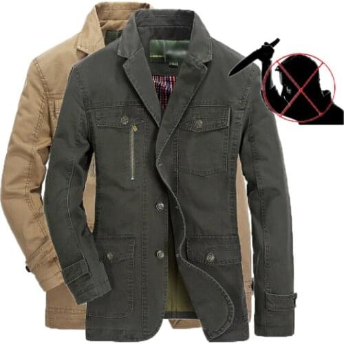 Self Defense Tactical Police Gear Anti Cut Knife Cut Resistant Men Jacket Anti Stab Proof Military Security Clothing Civil Using