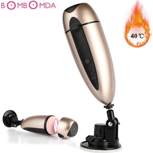 Intelligent Sucking Masturbation Cup Vagina Oral Pussy Hands Free Male masturbator For Man Adult Sex Toys Vagina Sex Machine