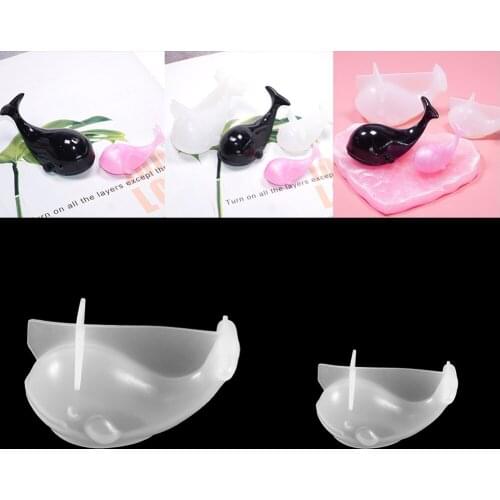 1 pcs Whale Shape Mold Silicone Resin Mould Animal Casting MoldsFor DIY Jewelry Making Accessories Keychain Pendent