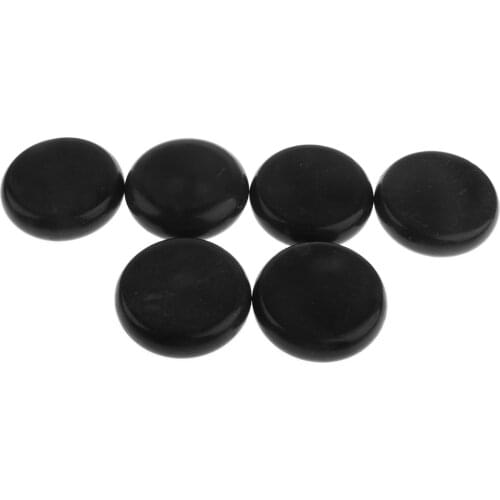 6pcs /lot Massage Stones Massage Lava Natural Stone Set Hot Spa Rock Basalt Stones for Relaxation and Body SPA