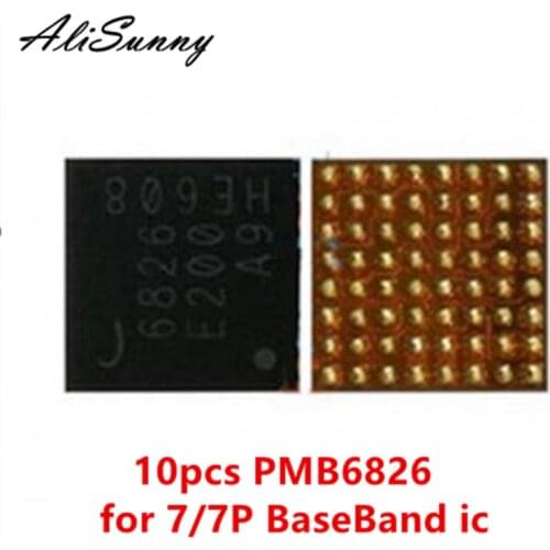 AliSunny 10pcs PMB6826 6826 for iPhone 7 7Plus BaseBand PMIC Power ic Chip Intel BBPMU_RF Replacement Parts