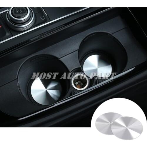 Interior Water Cup Holder Pad Mat 2pcs For Maserati Levante Quattroporte Ghibli 2016-2020 Car accesories interior Car decoration