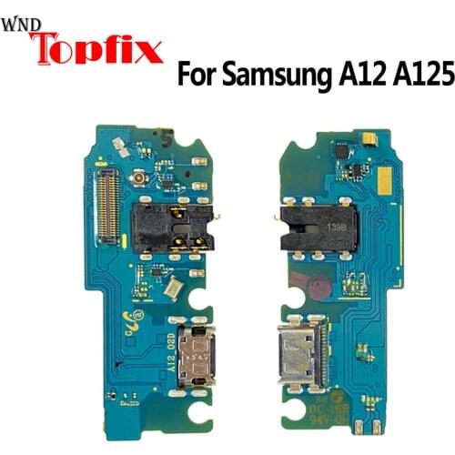 For Samsung Galaxy A12 A125F A125F/DSN USB Charging Port Charger Port Dock Plug Connector Board Replacement Parts