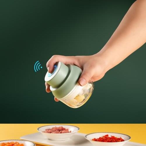 Electric Garlic Masher Sturdy Durable USB Charging Mini Meat Vegetable Crushed Gadgets Chopper Sturdy Kitchen Accessories