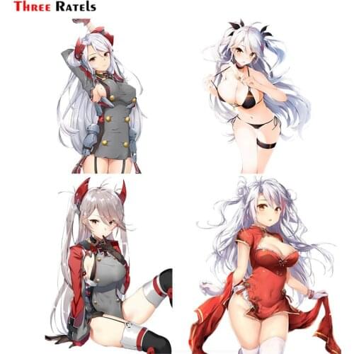 F11prinz Eugen Azur Lane Anime Sticker For Peugeot Personalized Creative Scratch Stickers Car Sticker Laptop Decal Decoration