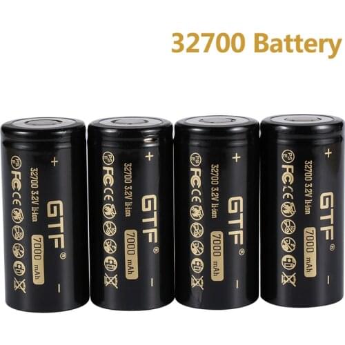 New 3.2v 32700 Battery LiFePO4 32700 3.2V 7000mah Rechargeable Battery 35A Continuous Discharge for DIY Hight Power Battery Pack