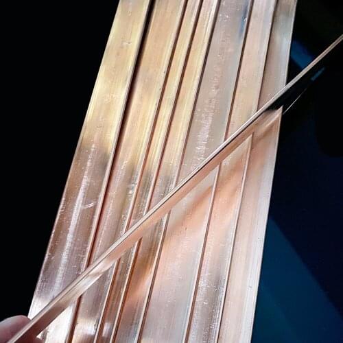 T2 copper row copper strip copper plate processing custom phosphor copper copper laser processing copper disc punching bending