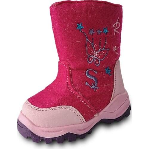 Good new 1pair Fashion Snow Boots Girl Children Kids Winter warm Boots