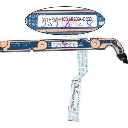 Well Tested Power Button Board With Cable HPMH-40GAB6304-D200 FOR HP FOR Pavilion DV6-6000 Series