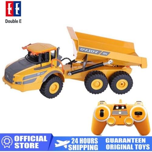 1/16 RC Truck Dumper Caterpillar Tractor 2.4Ghz Radio Controlled Car Model Consruction Engineering Car Excavator Toys For Boys
