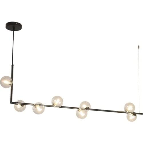 Modern Nordic Pendant lights for kitchen bar table long lamp led design gold black loft glass ball hanging light Fixture