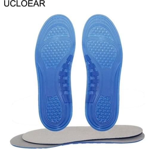 Sports Silicone Gel Insoles Foot Massage Running Insole Comfortable Shock Absorbant Insole Anti-SlipperyShoes Pad