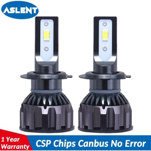 ASLENT 18000Lm 90W Canbus h7 mini led light for car motorcycle led H4 H11 H1 H3 9006 9005 9004 880 No Error Auto fog light 6500K