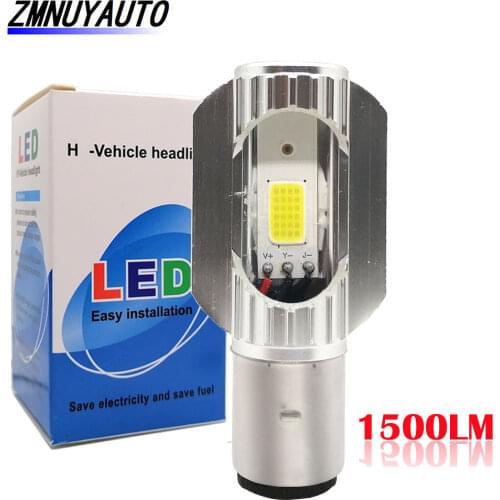 Motorcycle Led Headlight H4 LED 12W COB Led Light For ATV H6 BA20D LED Scooter Motorbike Fog Lamp Moto Head Headlamp 12V