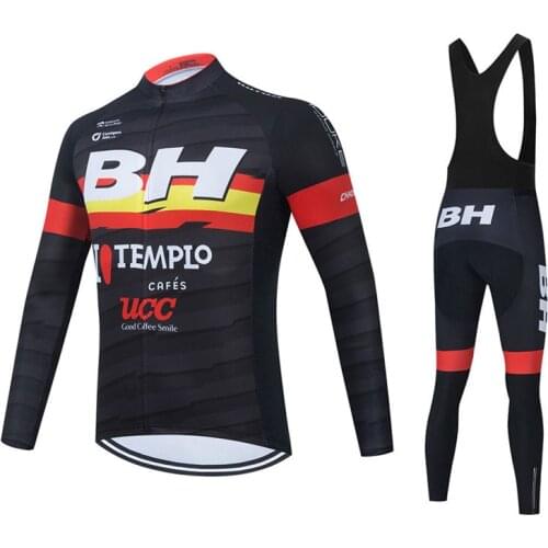 New 2021 BH Pro Team Long Sleeve Cycling Jersey Sets Bicycle Clothing Bike Wear Clothes Roupa Ropa De Ciclismo Bike Clothes Kit