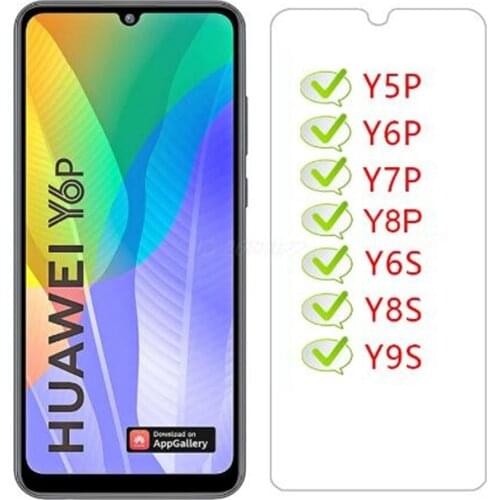 Glass for huawei y5p y6p y7p y6s y8s y9s tempered glass screen protector on Honor 8A 9A 9S 9C Protective Phone Film