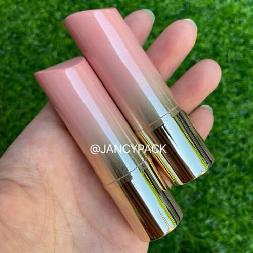 10/30/50/100pcs 12.1mm Pink Round Gradient Empty Lipstick Tube Lip Balm Stick Tube Lipstick Tube Cosmetics Container