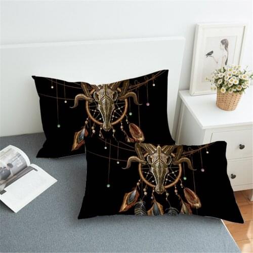 2pcs/set Bed Pillowcase Cover for Beding Print Soft 50cmx75cm / 50cmx90cm Can Customs Made Black Color