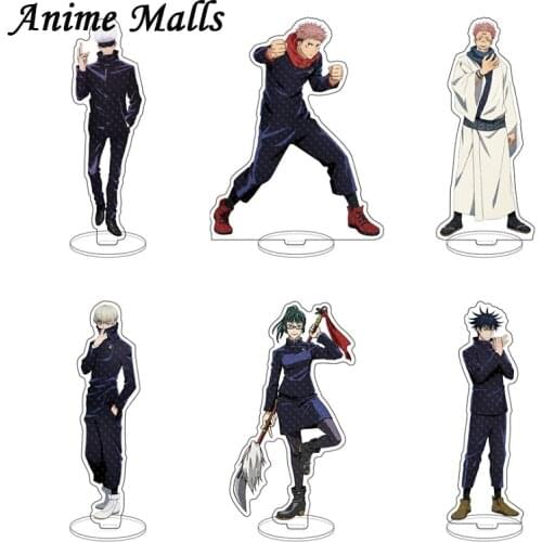 2020 Hot Anime Jujutsu Kaisen Acrylic Figure Stand Model Plate Desk Decor Cosplay Xmas Gift Keychain