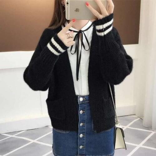 2021 Women Cardigans Sweater Tops Casual Sweater Jacket Chic Tops Korean Fashion Winter Sweater Cardigans Jersey S-XL