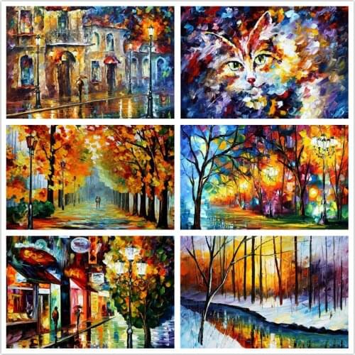 Diamond Embroidery Flower 5D Abstract Painting Cross Stitch Crystal Full Square Sets Unfinish Decorative Diy Diamond Painting