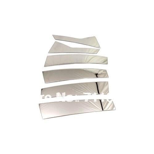 Car Styling Chrome B-Pillar Trim Cover Stainless Steel For Cadillac SRX