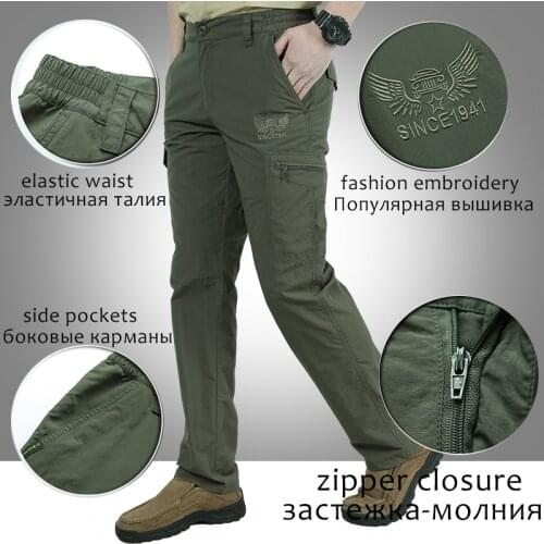 Summer Thin Army Military Pants Tactical Cargo Trousers Men Waterproof Quick Dry Breathable Pants Male Casual Bottom Trouser 4XL
