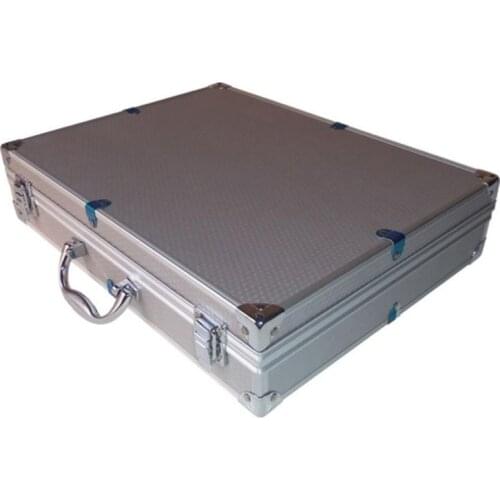 370x285x80mm Aluminum Alloy Tool Case Outdoor Safety Equipment Box Portable Safety Instrument Case Suitcase Portable Tool Box