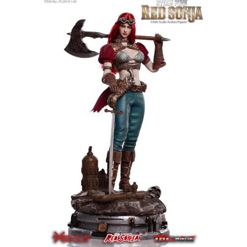 TBLeague PL2019-140 1/6 Steam Punk Red Sonja Action Figure for Fans Collection and Holiday Gift