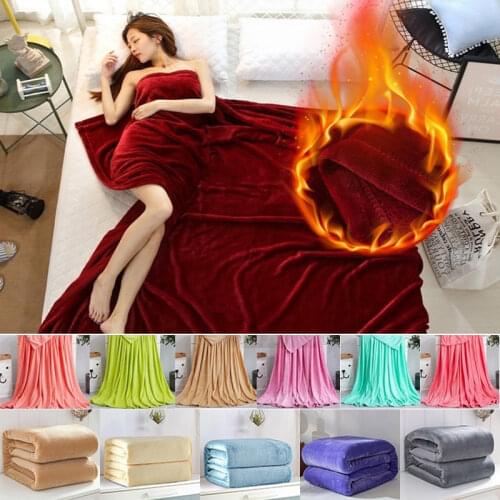HGYSQ Fleece Blankets On The Sofa