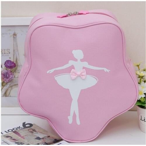 Fashion Children Dance Bag Girls Princess Cute Ballet Pink Backpack Care Package with Bow