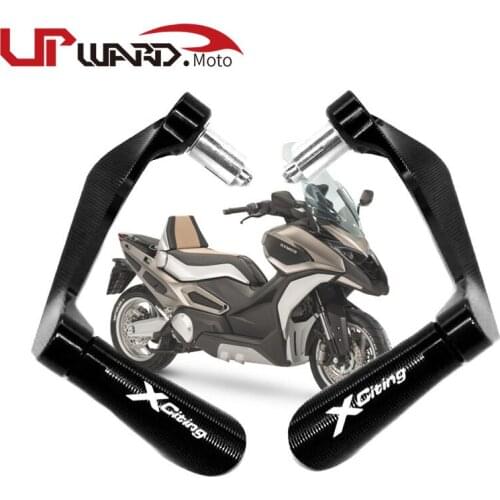 Motorcycle CNC Handlebar Grips Guard Brake Clutch Levers Guard Protector For KYMCO Xciting 250 300 400 400S 500