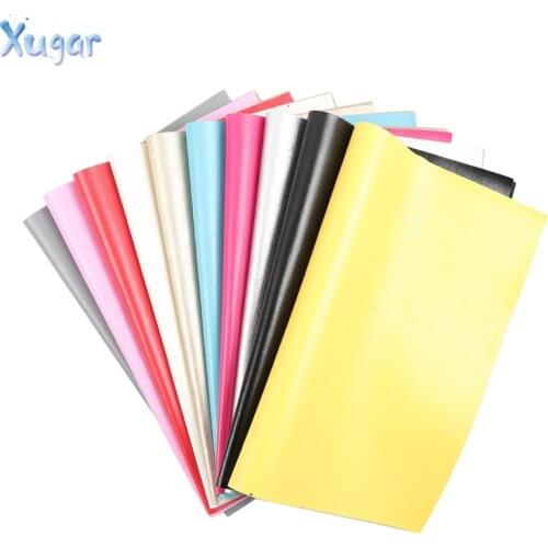 22CM*30CM Soft Leather Fabric Multi Colors Available Sewing Artificial Synthetic Pu For DIY Bag Shoes Material Handmade Fabric