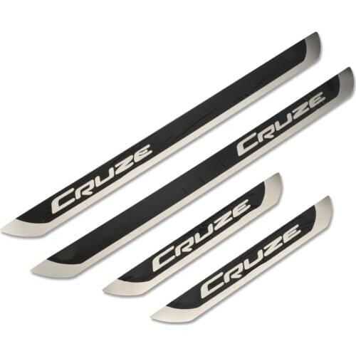 Stainless Steel Door Sill Strip Welcome Pedal Trim fit for Chevrolet Cruze 2009-2015 Auto Car-Styling Stickers car accessories
