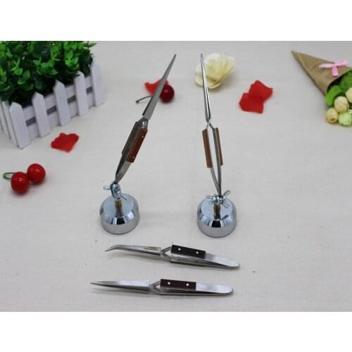 Free Shipping Curved Straight Welding Tweezer Soldering Tweezer for Handcraft