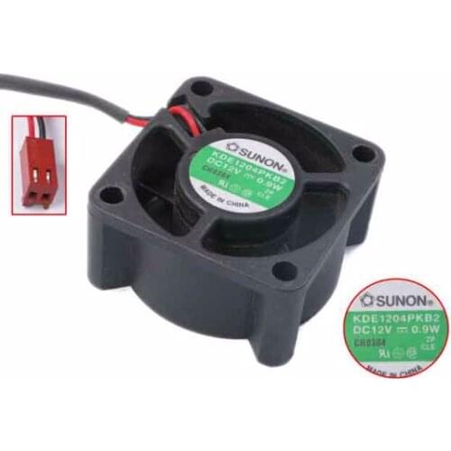 SUNON KDE1204PKB2 DC 12V 0.9W 2-Wire 40x40x20mm Server Cooling Fan