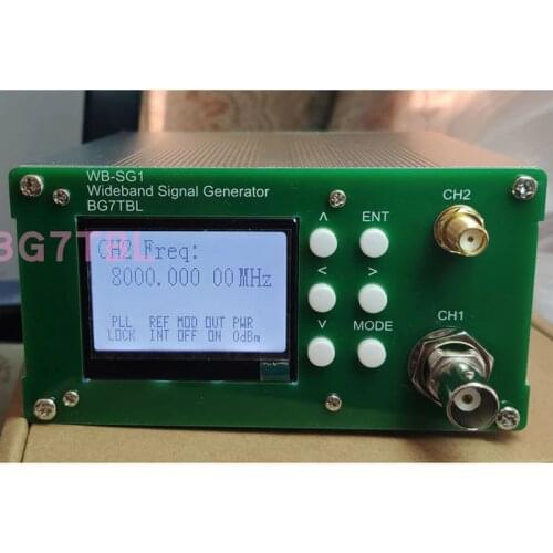 WB-SG1, 1Hz-8GHz signal source, signal generator, on-off modulation, high frequency, radio frequency 8G