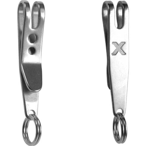 EDC Bag Suspension Clip with Key Ring Carabiner 301 Stainless Steel Outdoor Quicklink Tool Multi Tools Pocket Camping Key Ring