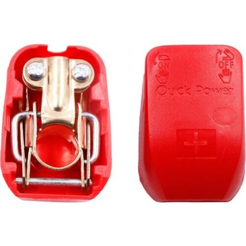 1 Pair Universal Battery Terminals Clamps Quick Release For Car Caravan Boat Motorcycle Car-Styling