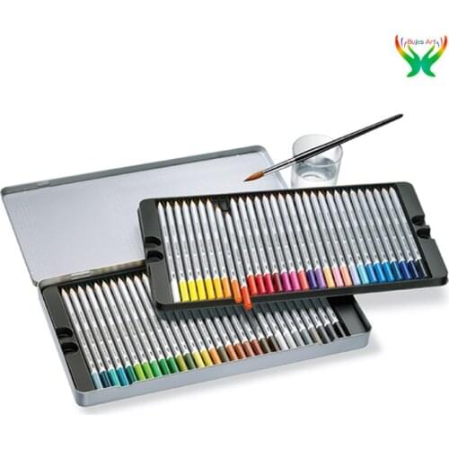 12/24/36/48 water-soluble color pencil Germany Staedtler 125 M60 hand-painted drawing majoring in dry and wet color pencil set