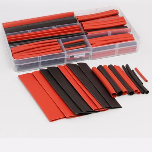 150pcs 2:1 Polyolefin Heat Shrink Tubing Tube Sleeving Wrap Wire Kit Cable New