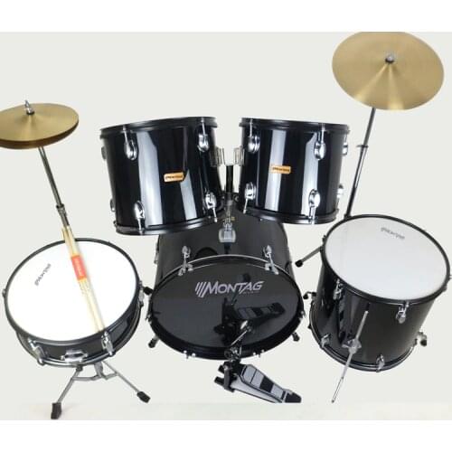 2018Jazz Drum Rack Chromophous Cymbal Drumsticks Exquisite Bundle 5 Drum Cd