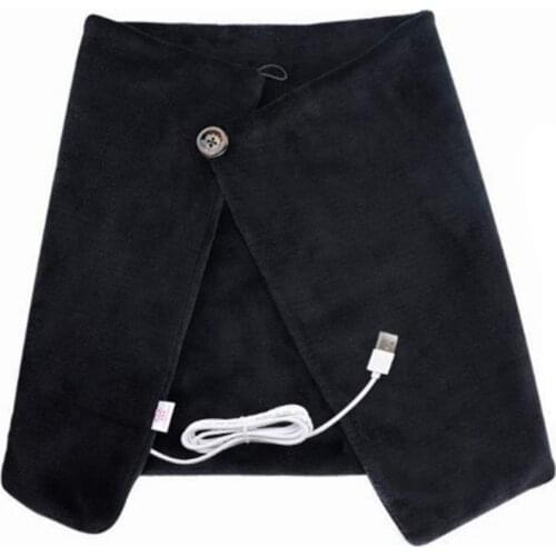 2020 5V 4W Winter USB Electric Heating Shawl Thicken Plush Heated Blanket Pad Warmer