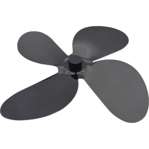 4 Blades Heat Powered Stove Fan Burner Eco Fan Quiet Home Fireplace Fan Efficient Heat Distribution Fireplace Accessories