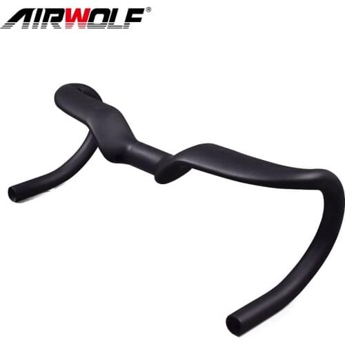 AIRWOLF Newest Carbon Road Handlebar Cycling Parts Bend Bar Manillar Carbono Road Bike Handlebars Drop Bicycle Accessoires